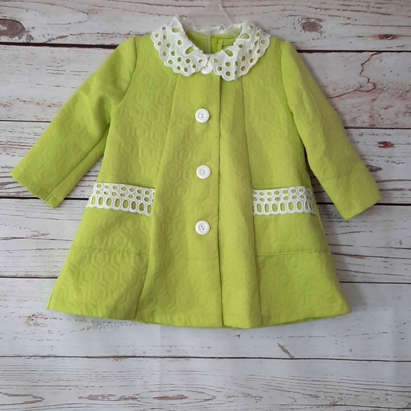 Bonnie Baby 60's Style Coat and Dress - Picture 5 of 9